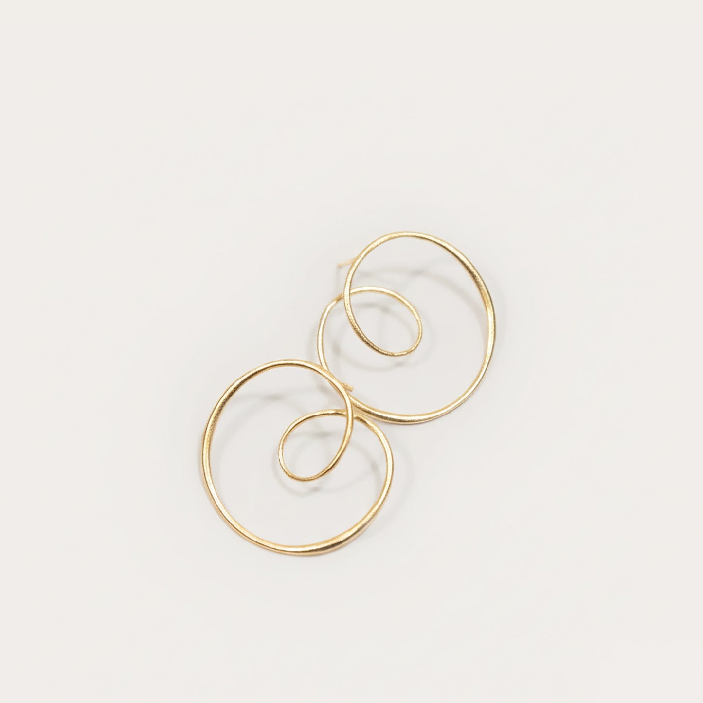 18k Gold-plated Debussy Loop Earrings