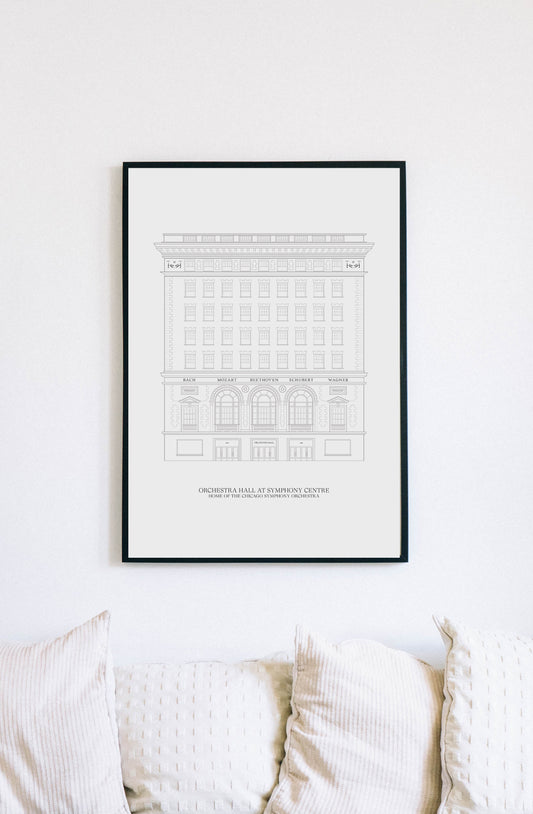 Concert Hall Building Prints