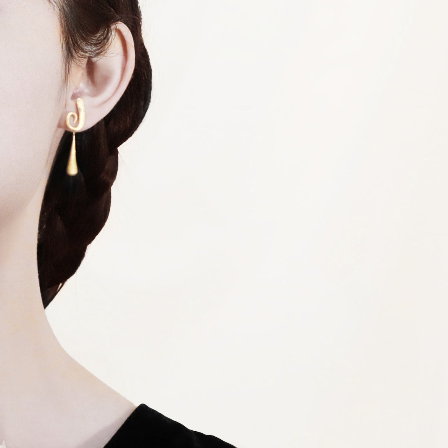 18k gold Debussy Perfume Prelude Earrings