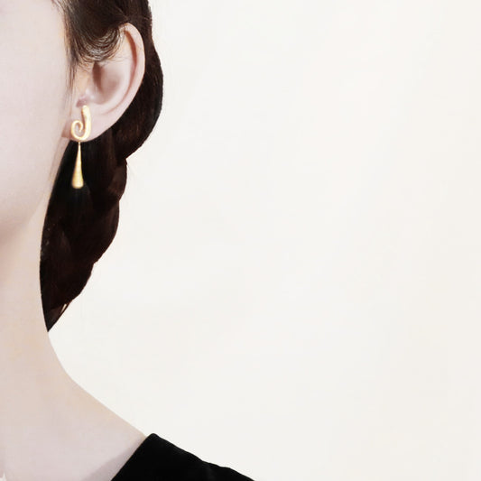 18k gold Debussy Perfume Prelude Earrings