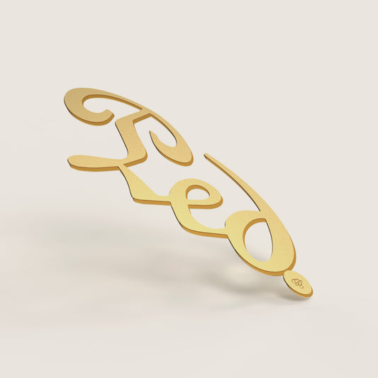 Pianist Piano Pedal Brass Bookmark
