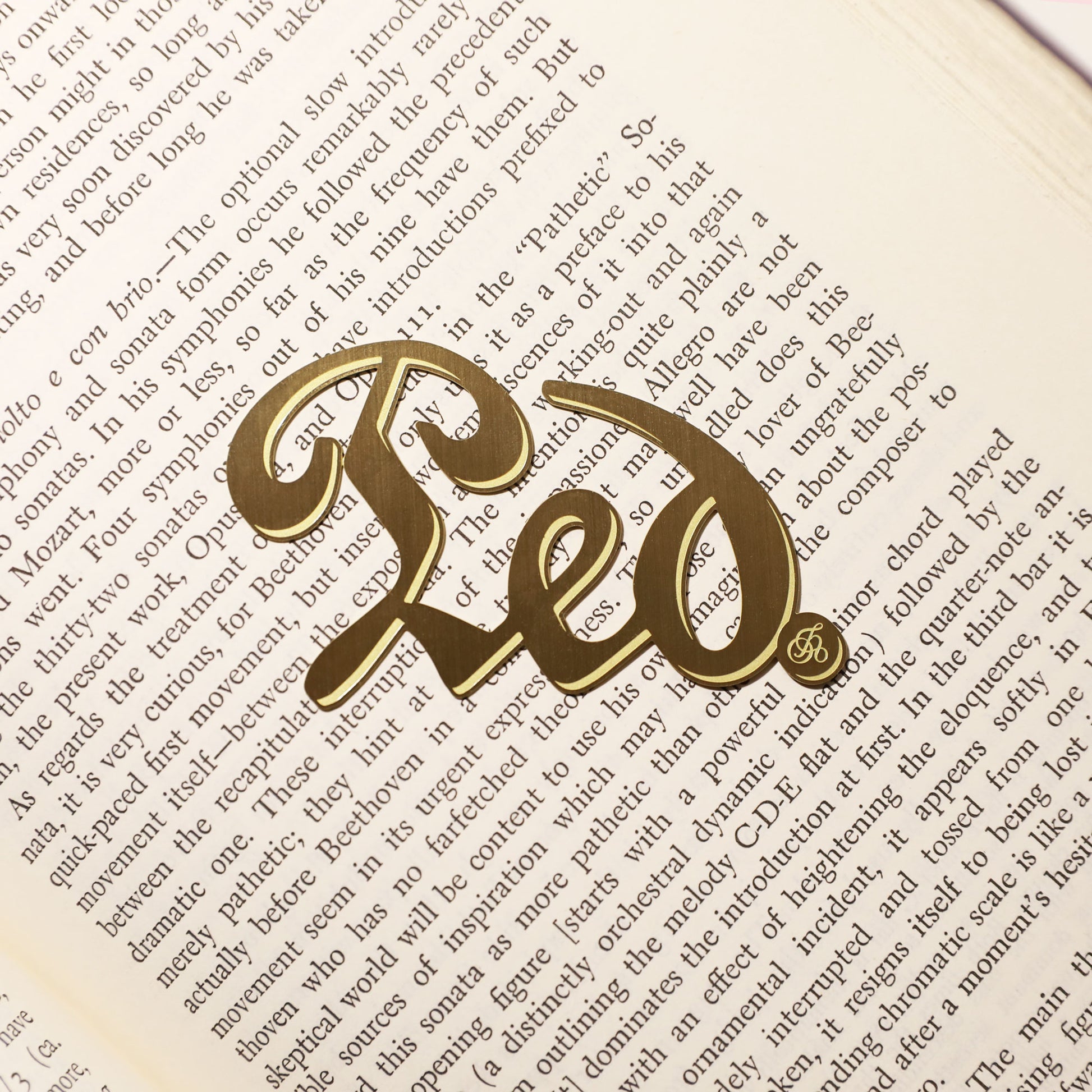 Pianist Piano Pedal Brass Bookmark