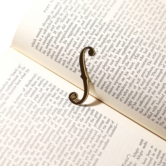 Violin violinst viola cello f-hole brass bookmark