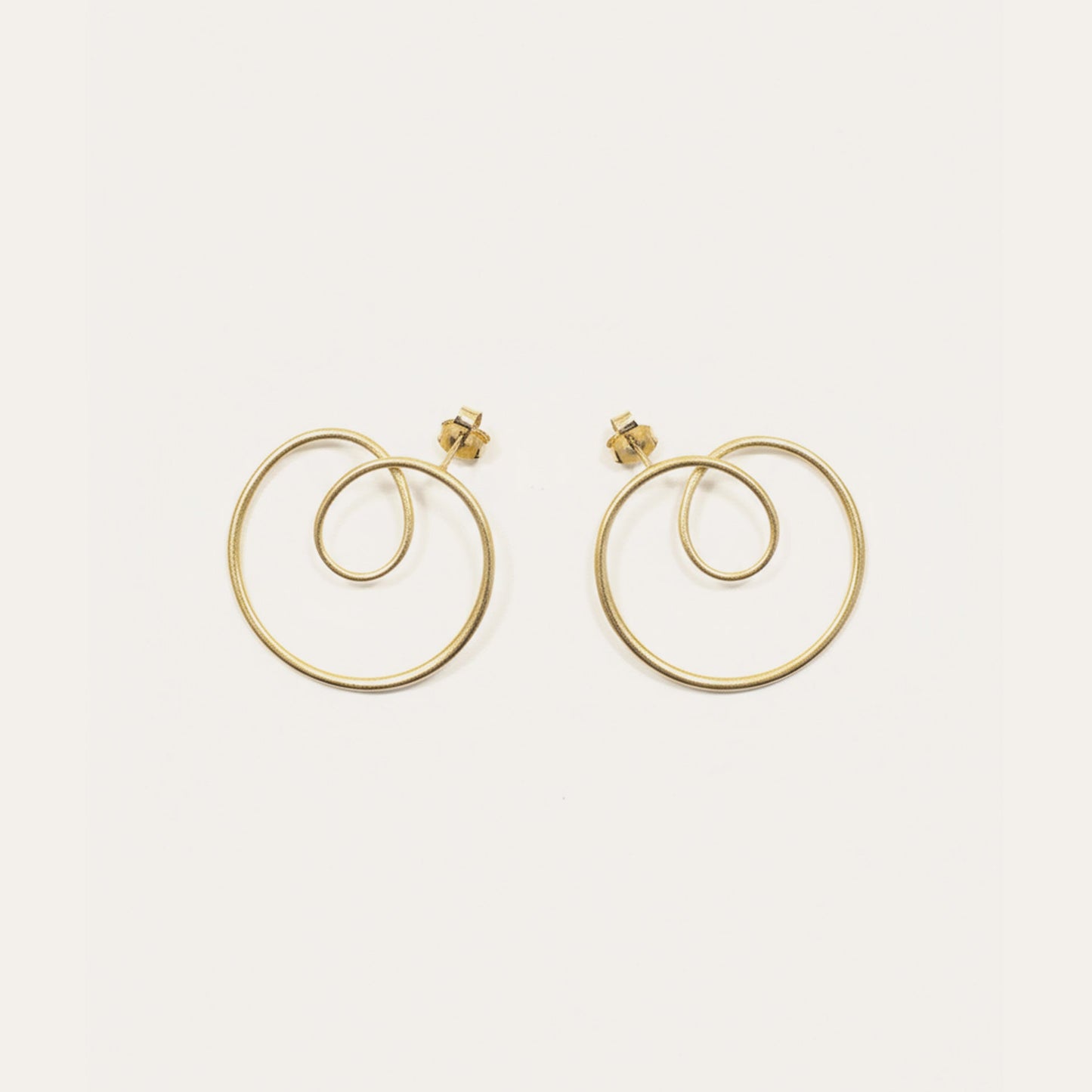 18k Gold-plated Debussy Loop Earrings