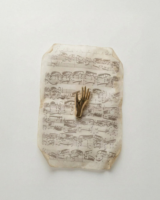 Musician Hand Brooch