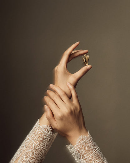 Musician Hand Brooch