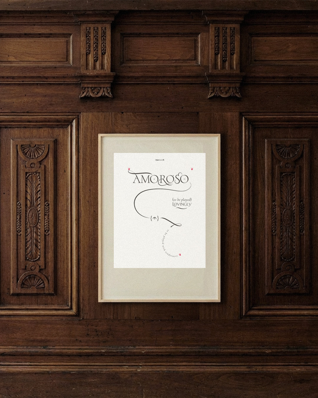 Amoroso Music Expression Poster