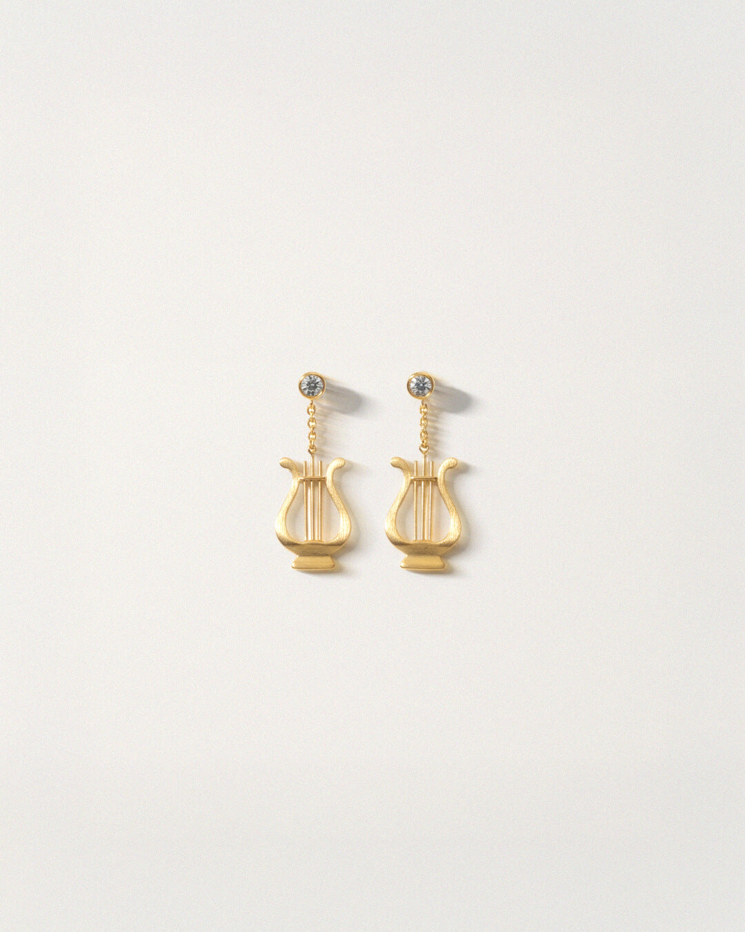 Lyre Drop Earrings