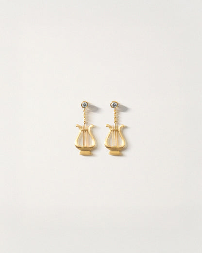 Lyre Drop Earrings