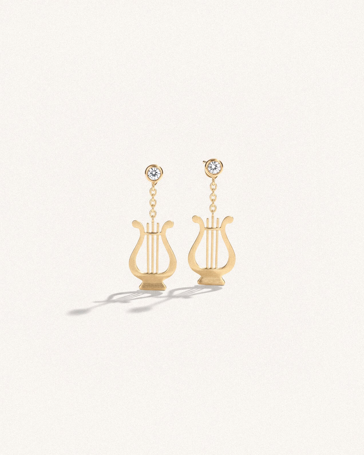 Lyre Drop Earrings