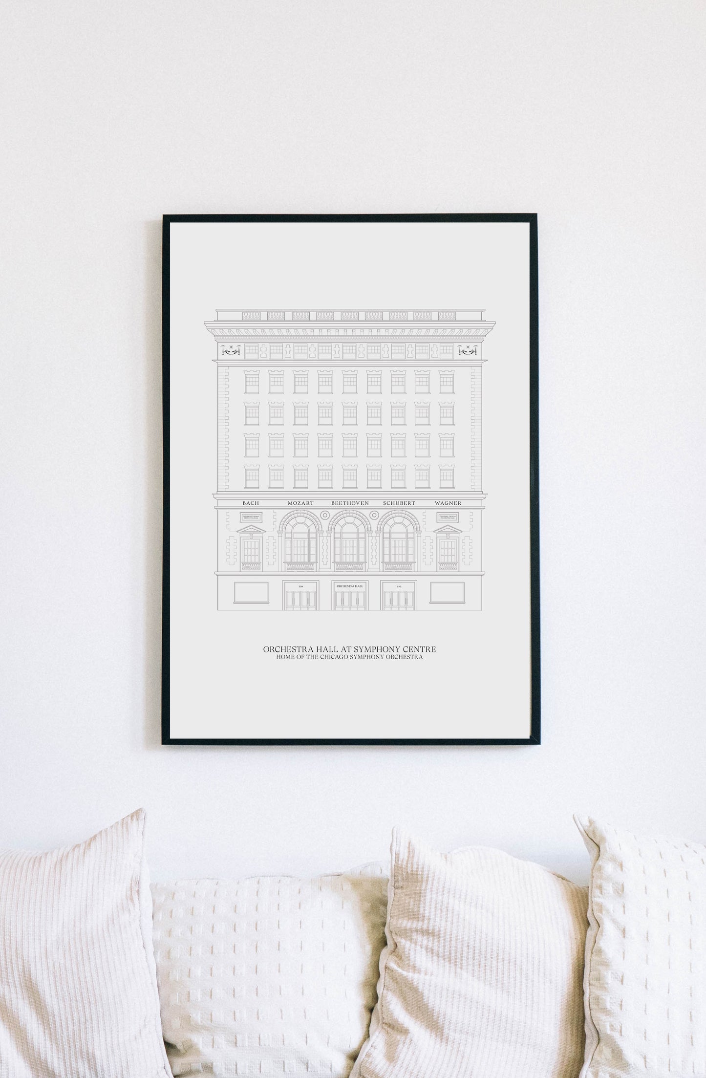 Concert Hall Building Prints
