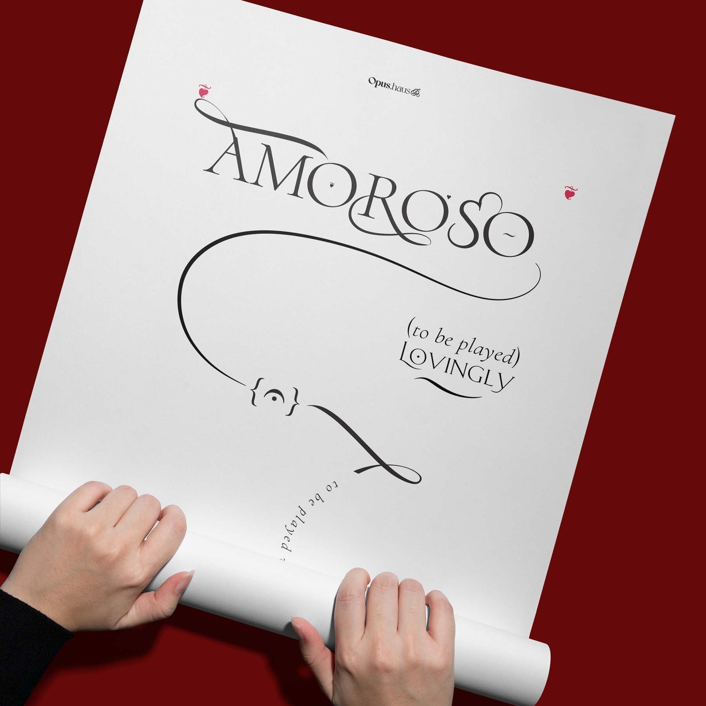 Amoroso Music Expression Poster